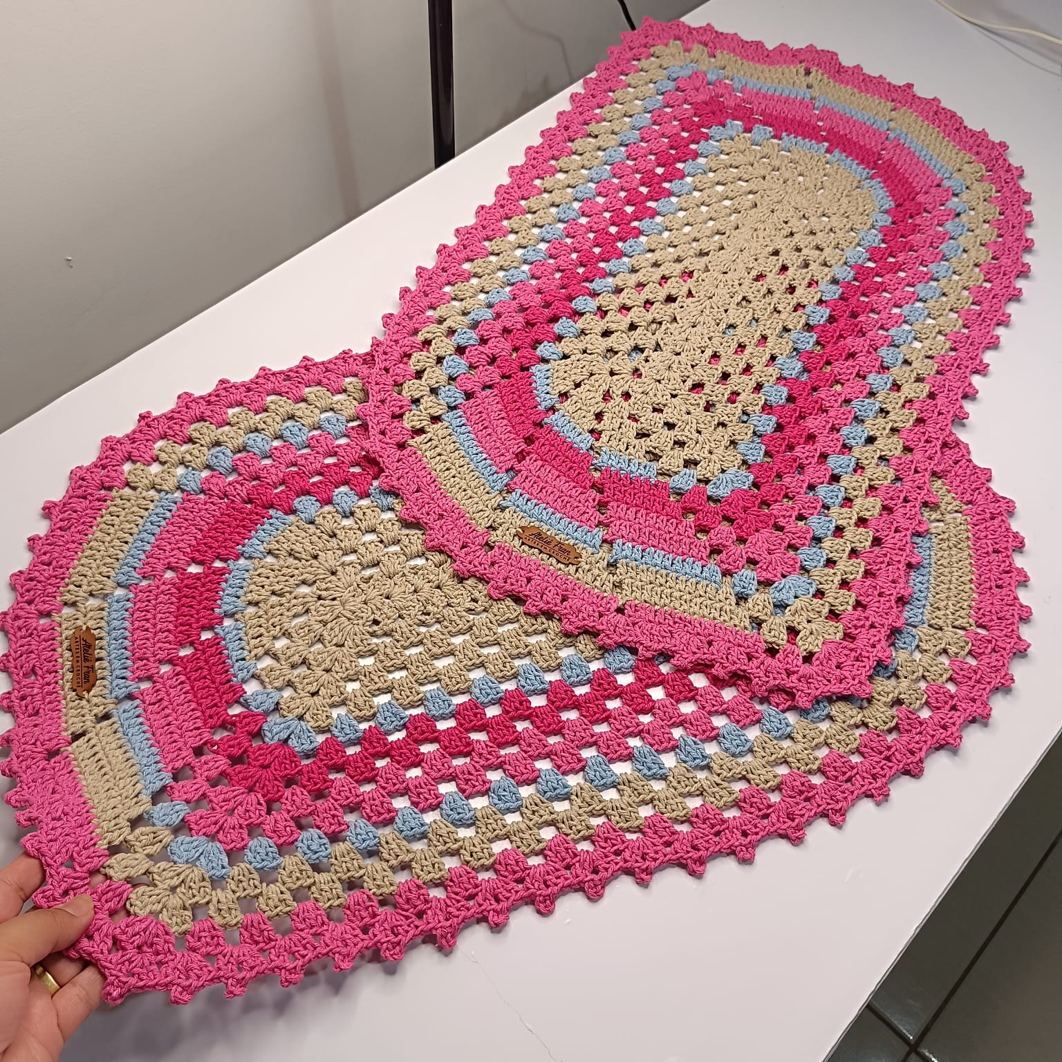 Par de Tapete - Folha Colorido - Image 2