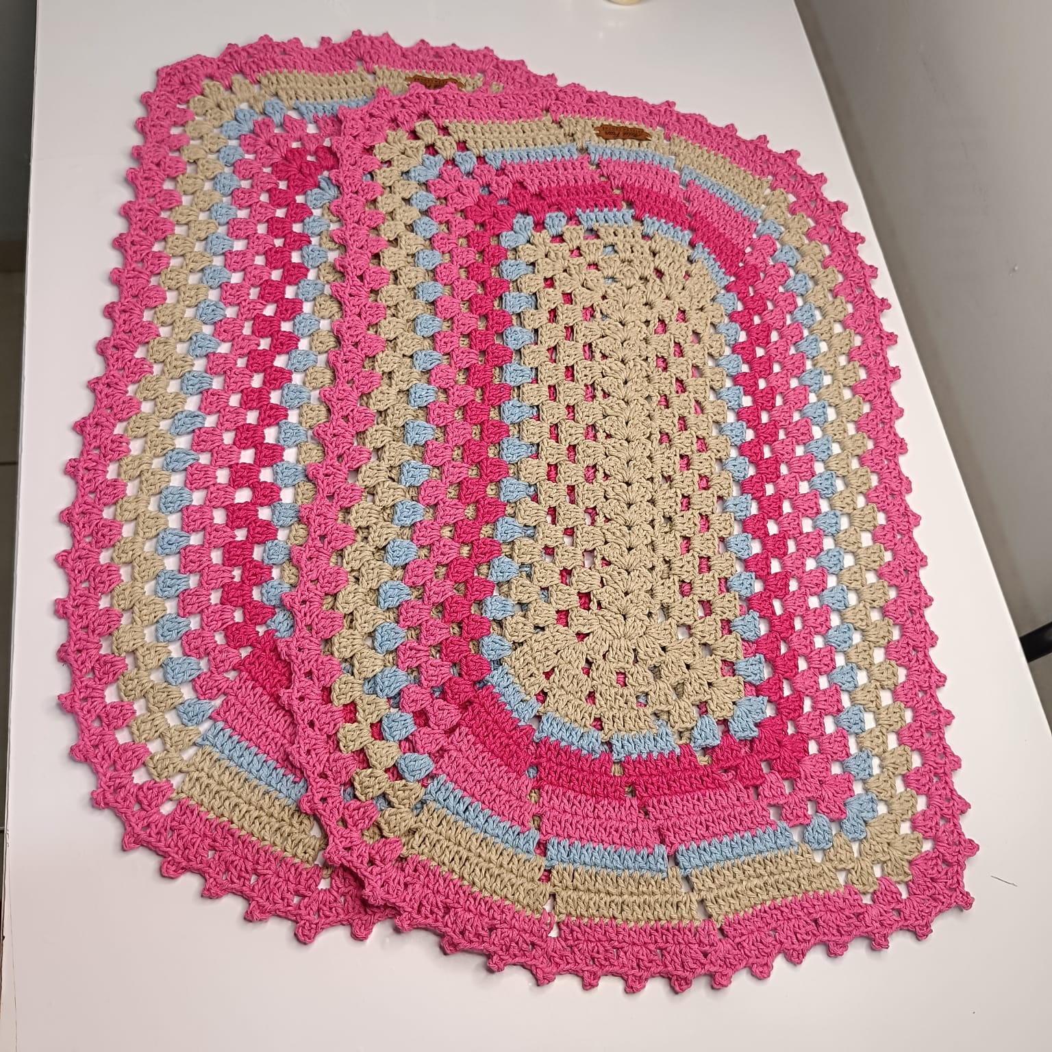 Par de Tapete - Folha Colorido - Image 3